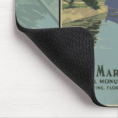 Sint-Augustinus Florida Spaans Poster van de Fort  Muismat (Hoek)