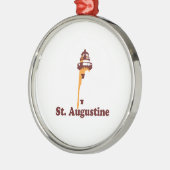 Sint Augustinus. Metalen Ornament (Links)