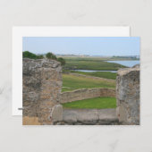 Sint-Augustinus-uitzicht uit het kasteel Briefkaart (Voorkant / Achterkant)