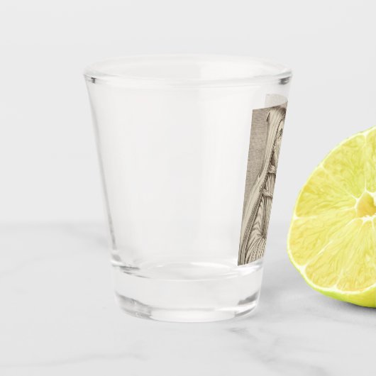 Sint Augustinus van Hippo Kerkleraar Shot Glas (Links)