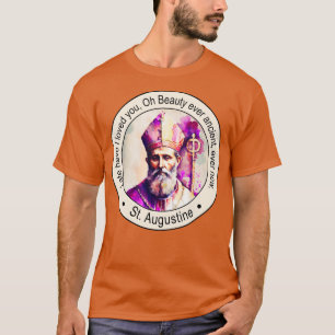 Sint Augustinus van Hippo Religieuze Citaten Gesch T-shirt