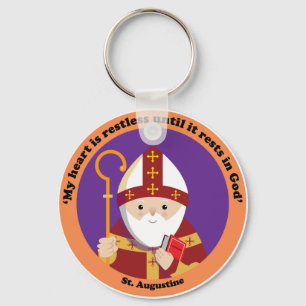 Sint-Augustinus van Hippo Sleutelhanger