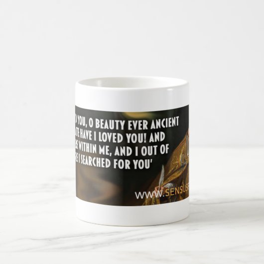 Sint-Augustinuskoffie Mok - laat is dat ik van je (Center)