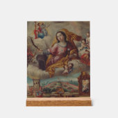 Sint Barbara Maagd en martelaar Acryl Bord (Voorkant)