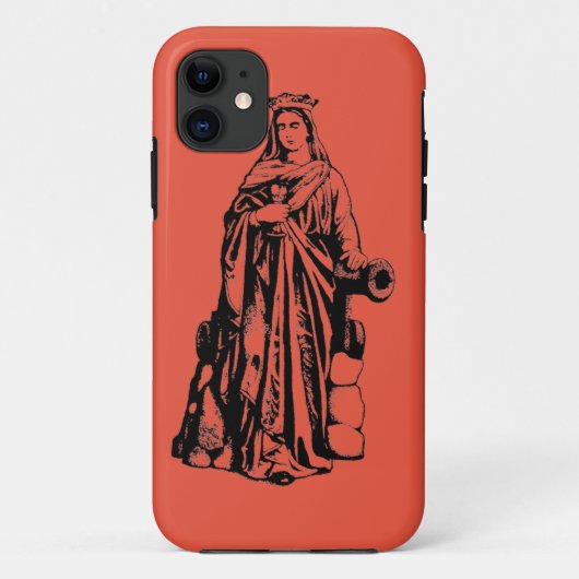 Sint Barbara Maagd en martelaar Case-Mate iPhone Case (Achterkant)