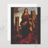 Sint Barbara van Giovanni Antonio Bolverkeer (Voorkant / Achterkant)