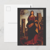 Sint Barbara van Giovanni Antonio Bolverkeer Briefkaart (Voorkant / Achterkant)