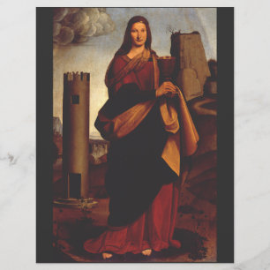 Sint Barbara van Giovanni Antonio Bolverkeer Flyer