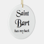 sint bart keramisch ornament (Rechts)