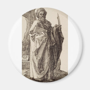 Sint-Bartholomeüs de apostel Fijne Kunst Magneet