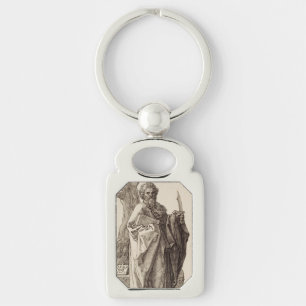 Sint-Bartholomeüs de apostel Fijne Kunst Sleutelhanger