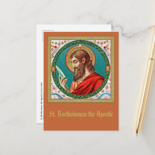 Sint-Bartholomew de Apostle (JMAS 03) Briefkaart