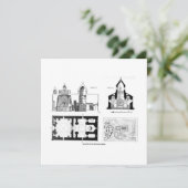 Sint-Bartholomew klooster, verdieping en dwarsplan (Staand voorkant)