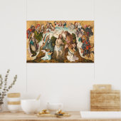 Sint-Bartholomew Poster met fijne kunst (Keuken)