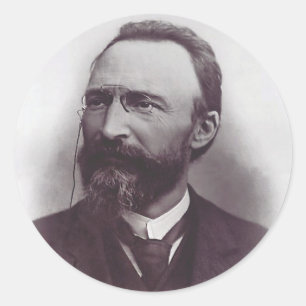 Sint Bartolo Longo Apostel van de Rozenkrans Ronde Sticker