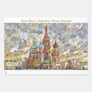 Sint Basilius Kathedraal Mirsat Karabel Wrapping P Inpakpapier Vel