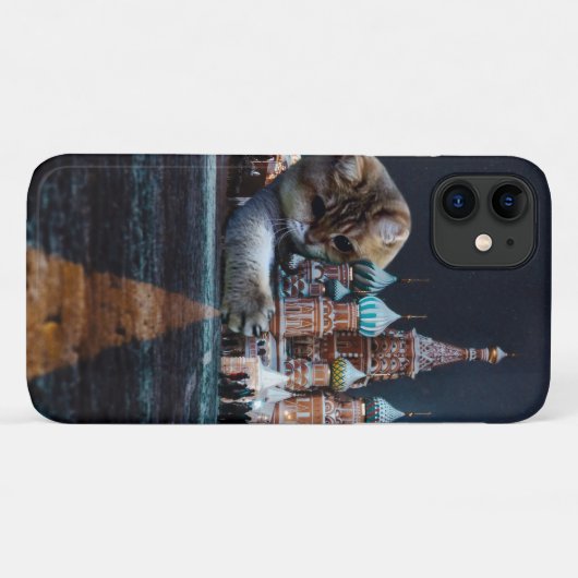 Sint-Basilkathedraal en Hosico Case-Mate iPhone Case (Achterkant (horizontaal))