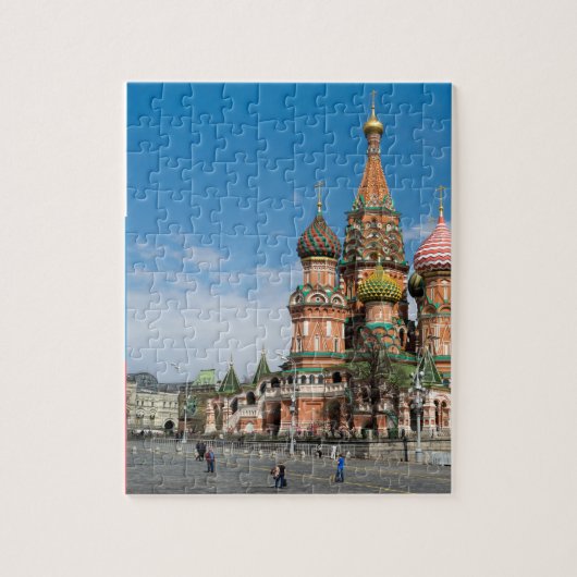 Sint-Basilkathedraal in Moskou Legpuzzel (Verticaal)