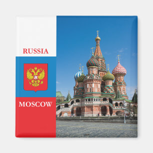 Sint-Basilkathedraal in Moskou Magneet