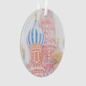 Sint-Basilkathedraal in Snowstorm Ornament (voorkant)