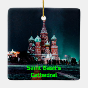 Sint-Basilkathedraal, Moskou, Rusland Keramisch Ornament