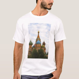 Sint-Basilkathedraal op het Rode Plein, Moskou T-shirt