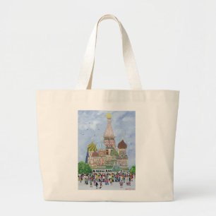 Sint-Basilkathedraal Roodplein 1995 Grote Tote Bag