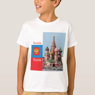 Sint-Basilkathedraal. Rusland T-shirt