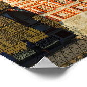 Sint-Basilskathedraal Moskou Rusland Poster (Hoek)