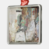 Sint-Benedict, gastvrijheid Metalen Ornament (Links)