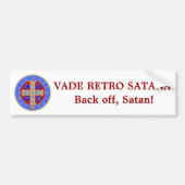 Sint-Benedict-Latijnse Bumpersticker (Voorkant)