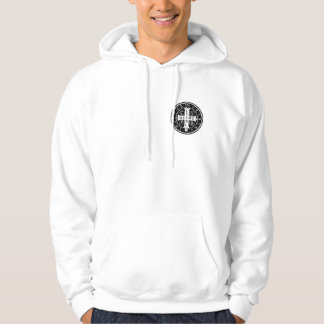 Sint-Benedict-medaille lichtgekleurde zweethemden Hoodie