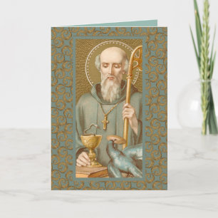 Sint-Benedictus van Nursia (JM 07) Lege Groet/Noti Kaart
