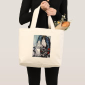 Sint-Bernadette bij de Grotto Grote Tote Bag (Voorkant (product))