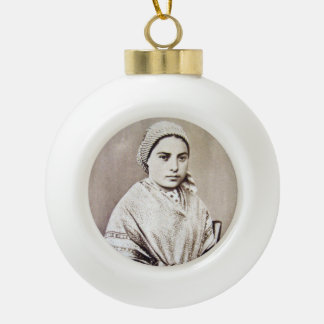 Sint-Bernadette kerstversiering Keramische Bal Ornament