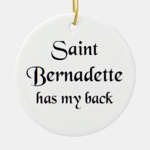 sint bernadette koffiemok keramisch ornament