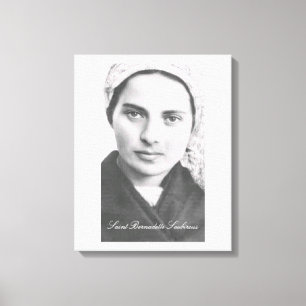 Sint Bernadette Soubirous Canvas Print
