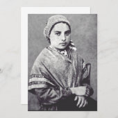 Sint Bernadette Soubirous Kaart (Voorkant / Achterkant)