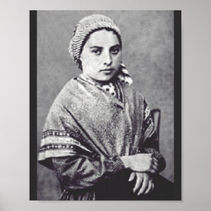 Sint Bernadette Soubirous Poster