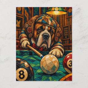 Sint-Bernard, geometrisch mozaïek Briefkaart