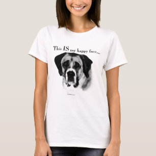 Sint Bernard Happy Face T-shirt
