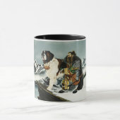 Sint Bernard Hond Dwerg Fantasie Mok (Midden)