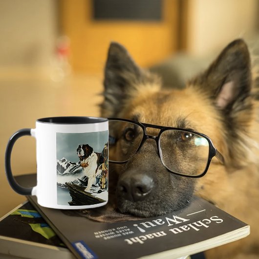 Sint Bernard Hond Dwerg Fantasie Mok