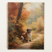 Sint Bernard in Herfst laat Herfst inspireren Planner (Voorkant)