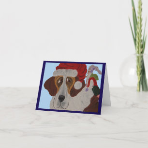 Sint-Bernard met een elf Kaart