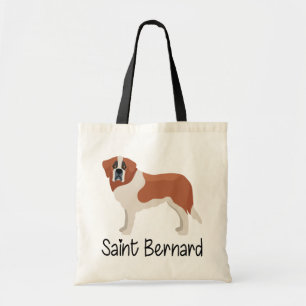 Sint-Bernard Moeder Puppy Vader Hond Redding Puppi Tote Bag