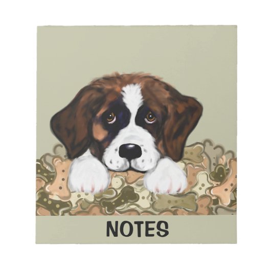 Sint-Bernard Notitieblok (Voorkant)