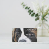 Sint Bernard Puppies Visitekaartje (Staand voorkant)