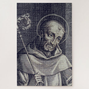 Sint-Bernard van Clairvaux Doctor Mellifluus Kunst Legpuzzel
