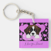 SINT-BERNARDHOND SLEUTELHANGER (voorkant)